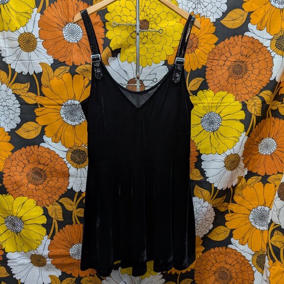 Killstar x Avril Lavigne Velvet & Vinyl Scream Dress Size 4X - Picture 1 of 5